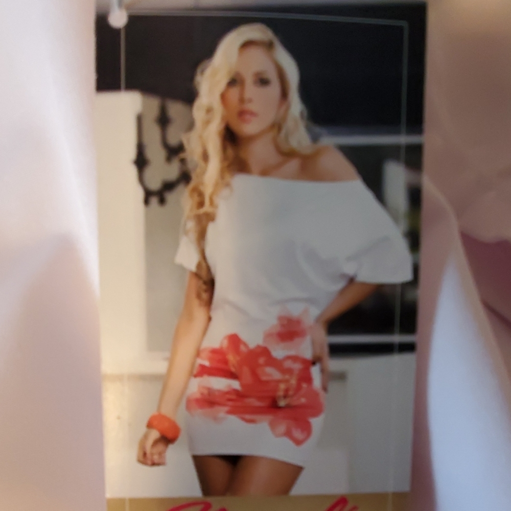 White flower dress